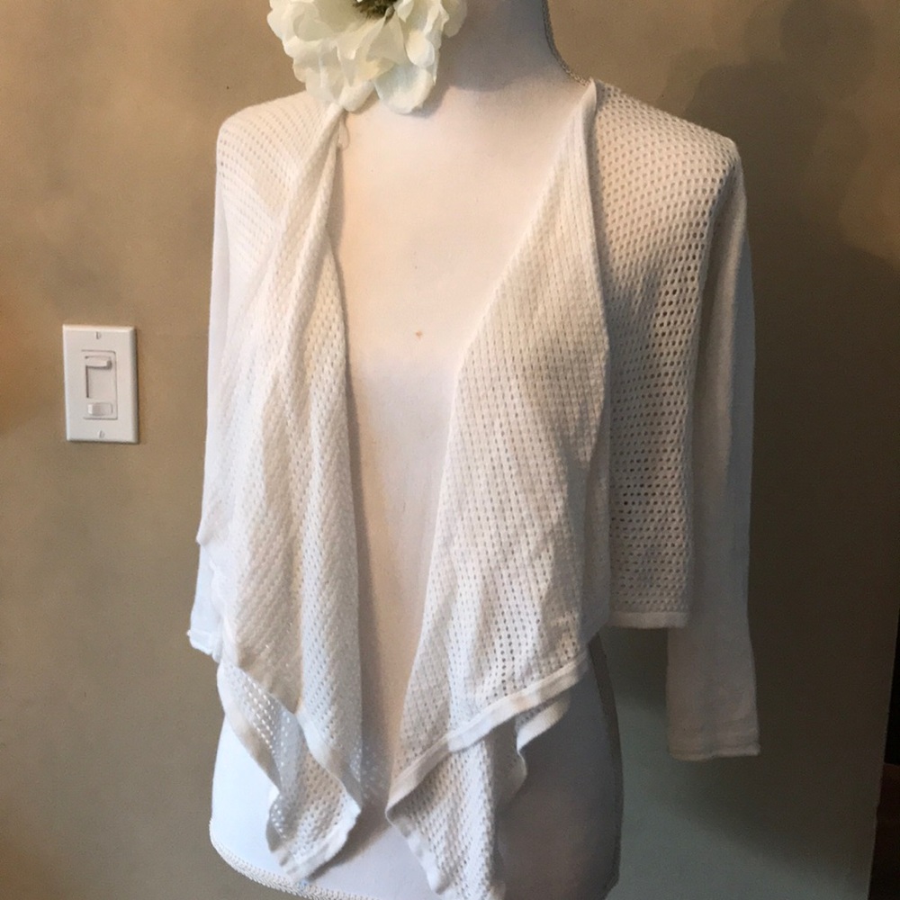 DKNY white sweater